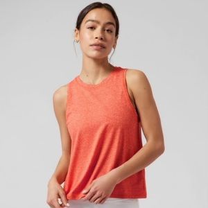 EUC Athleta Uptempo Tank Size Medium Orange heather